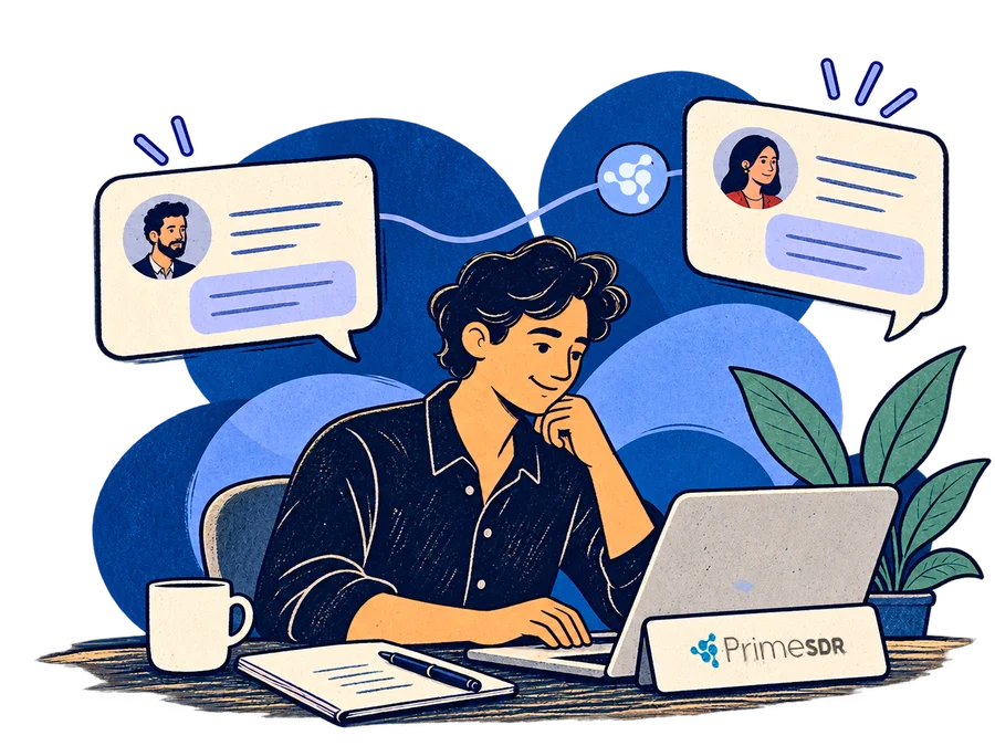 PrimeSDR trabalhando com prospecção B2B